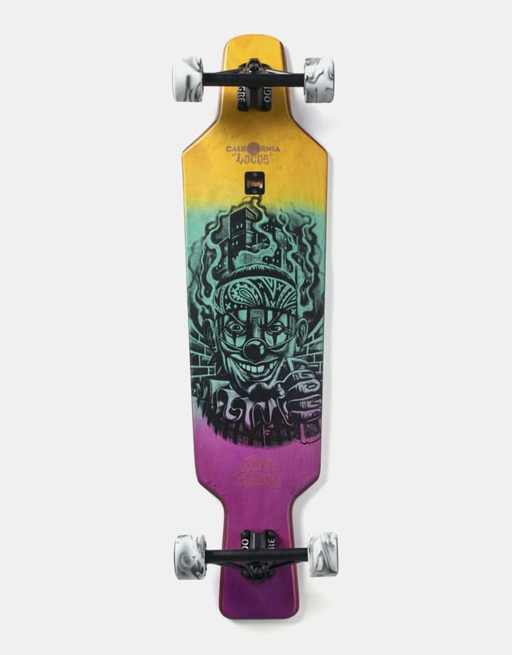 California Locos x Mister Cartoon Payaso Longboard - 38"