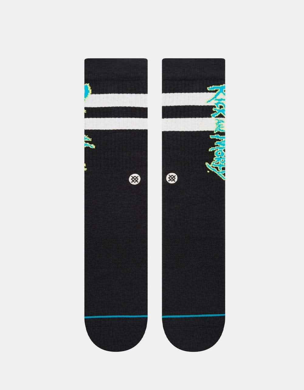 Stance x Rick & Morty Crew Socks - Black