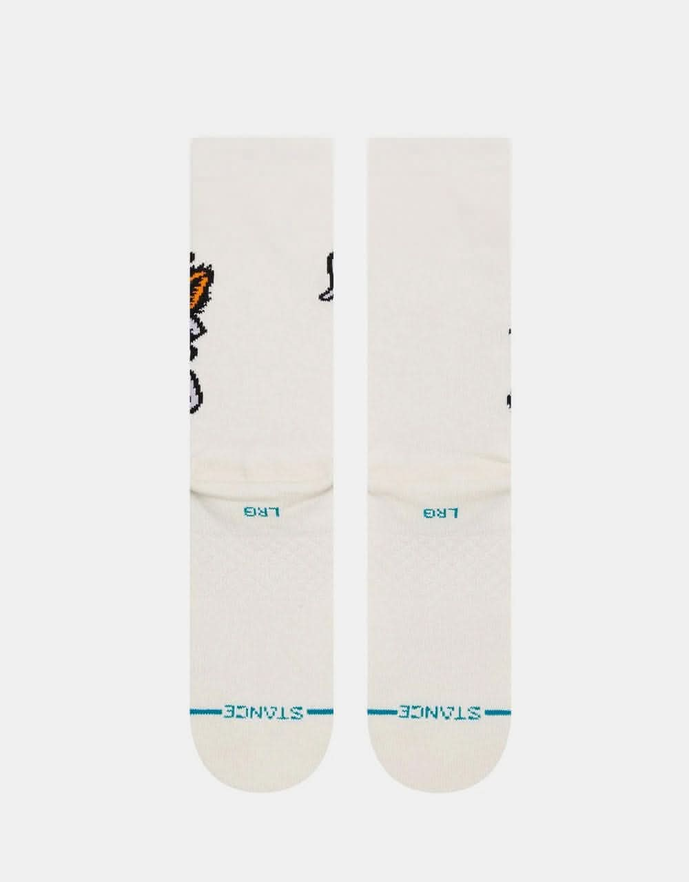 Stance x DJ Javier DJ Clash Crew Socks - Off White