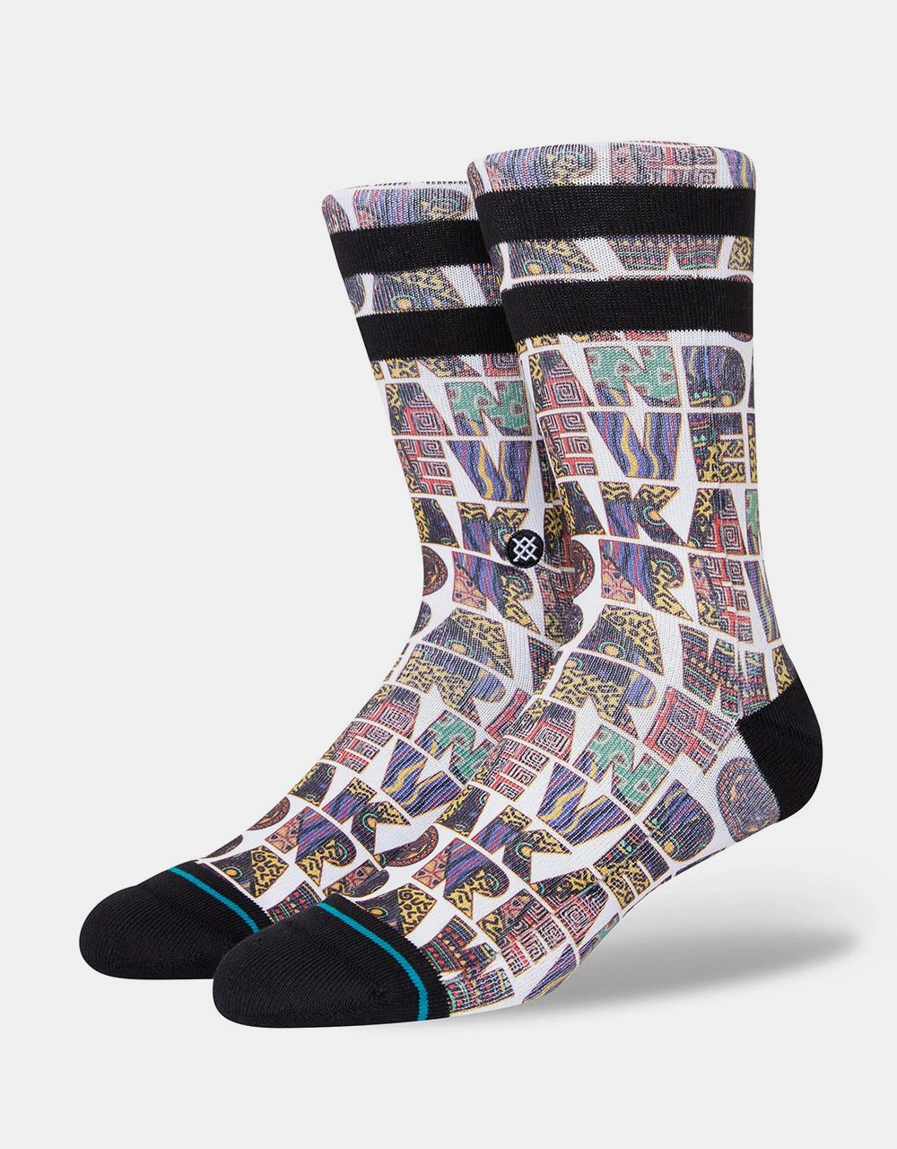 Stance x Marvel Black Panther Wakanda Forever Crew Socks - White