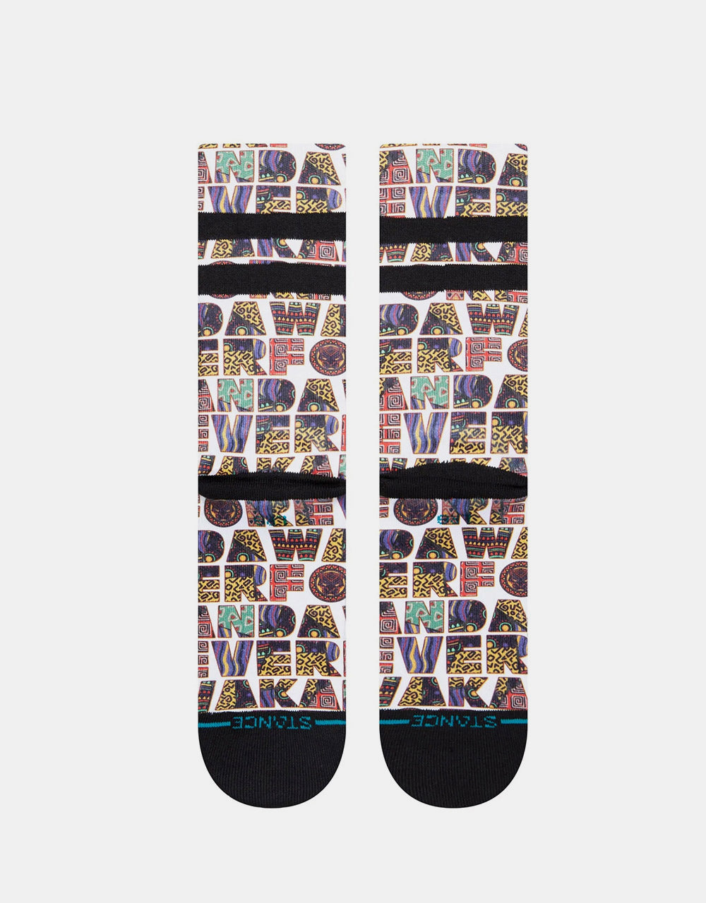 Stance x Marvel Black Panther Wakanda Forever Crew Socks - White