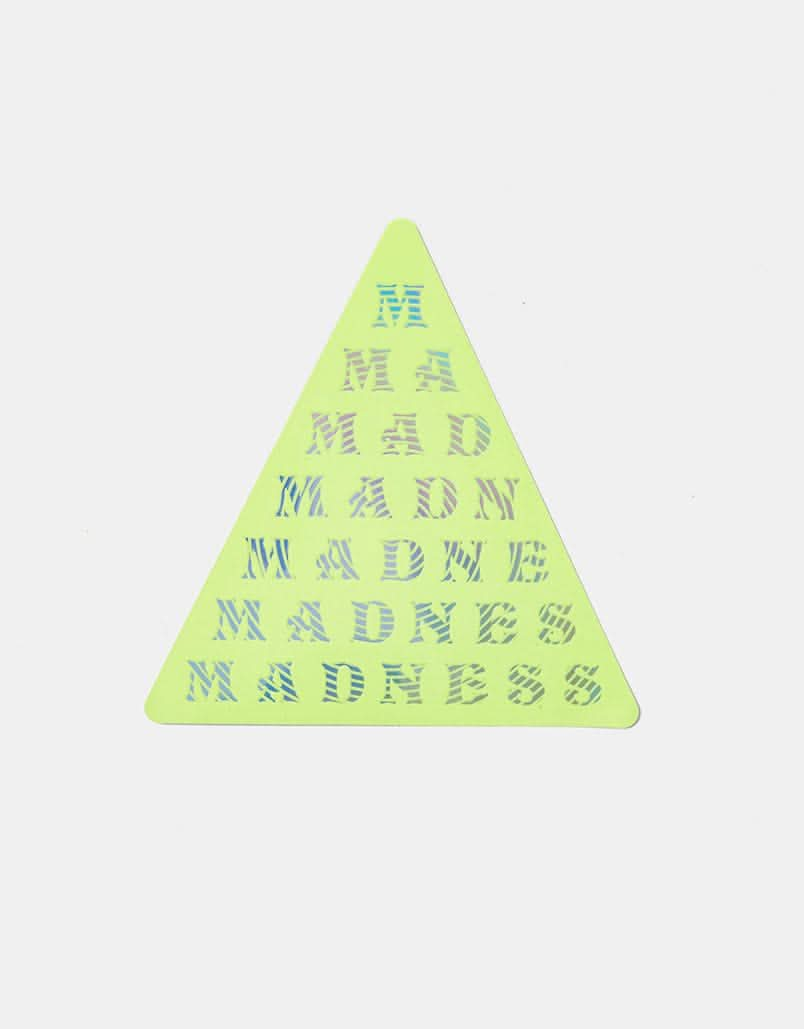 Madness Triangle Foil Sticker