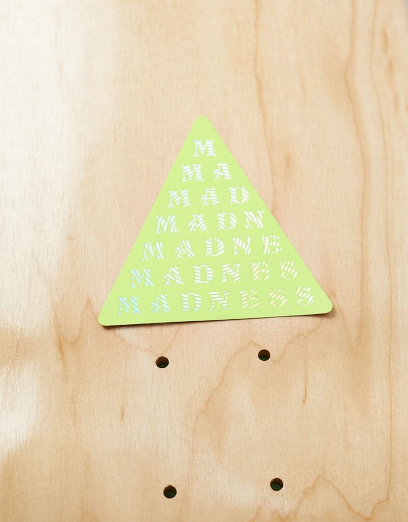 Madness Triangle Foil Sticker