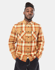 Picture Relowa L/S Shirt - Plaid Wood Ash