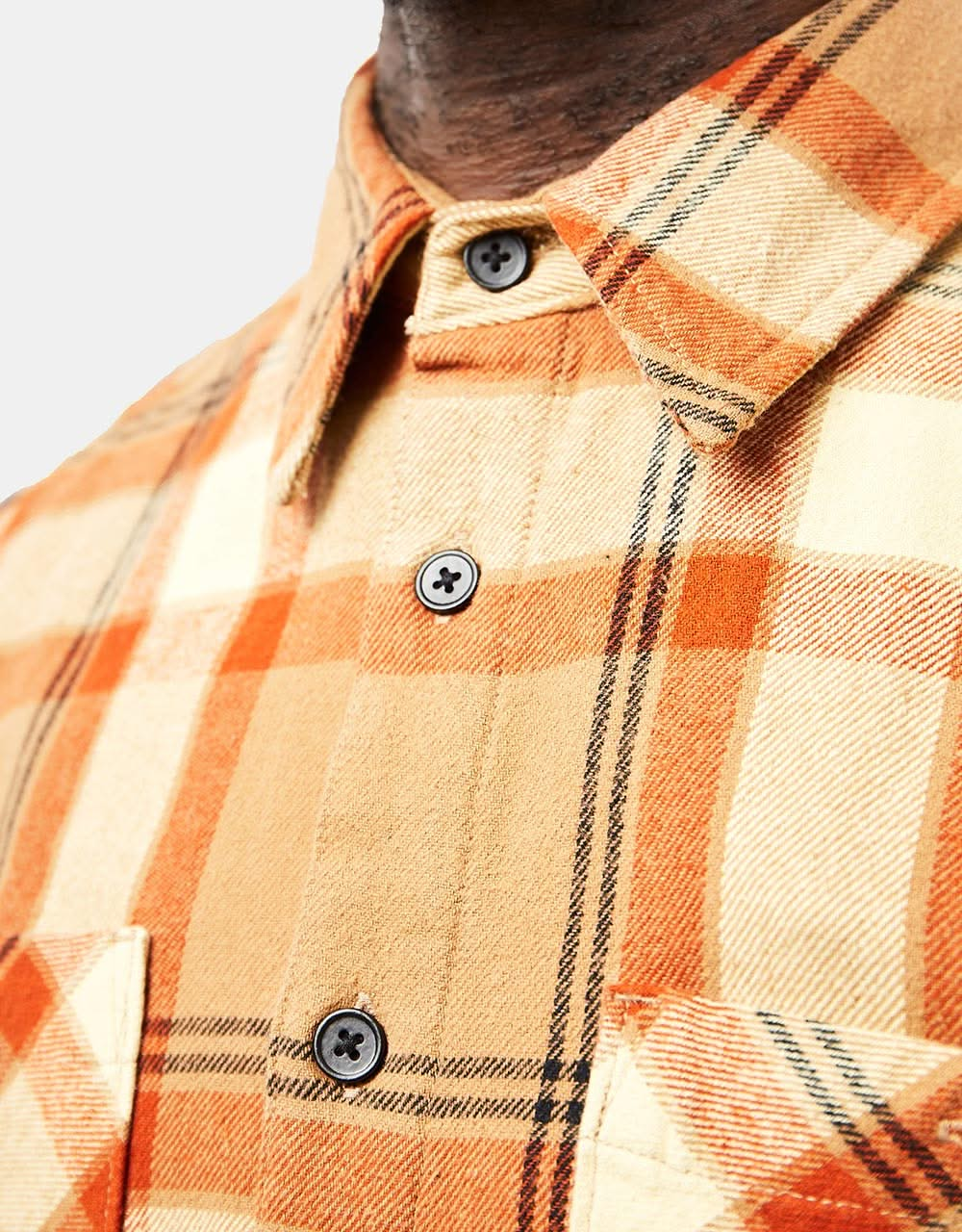 Picture Relowa L/S Shirt - Plaid Wood Ash