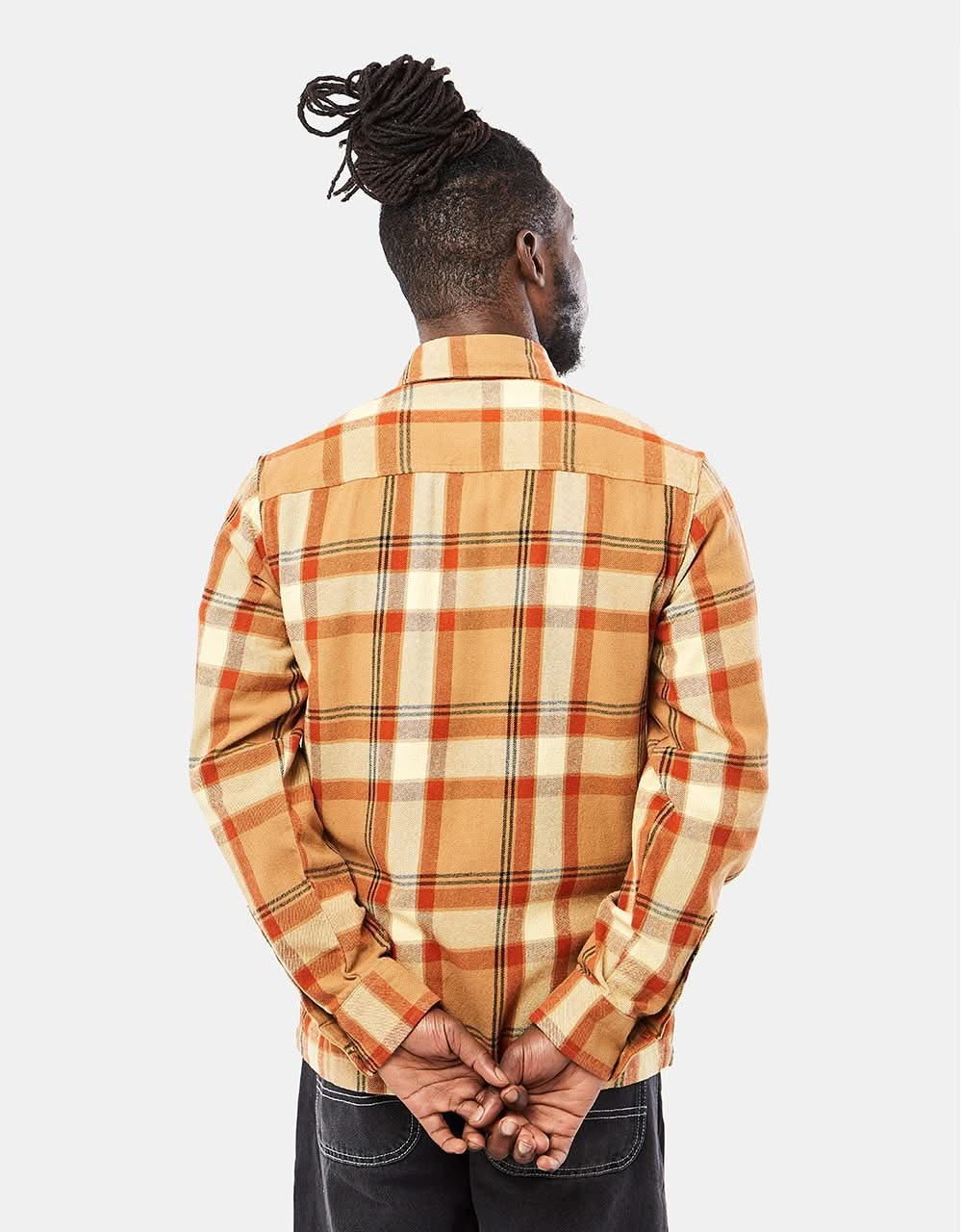 Picture Relowa L/S Shirt - Plaid Wood Ash