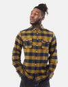 Picture Hillsboro L/S Shirt - Dark Blue/Army Green