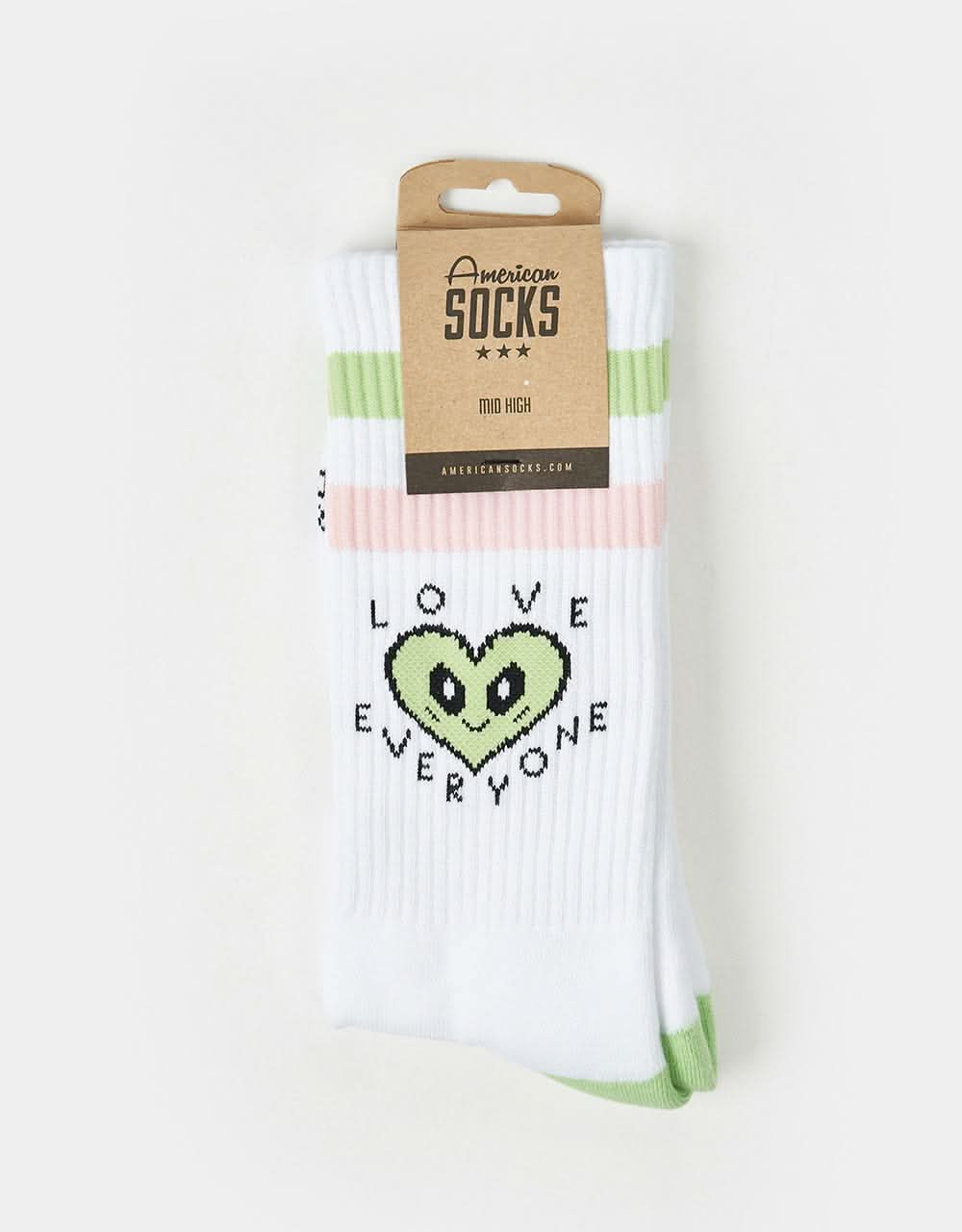 American Socks Love Everyone Socks - White