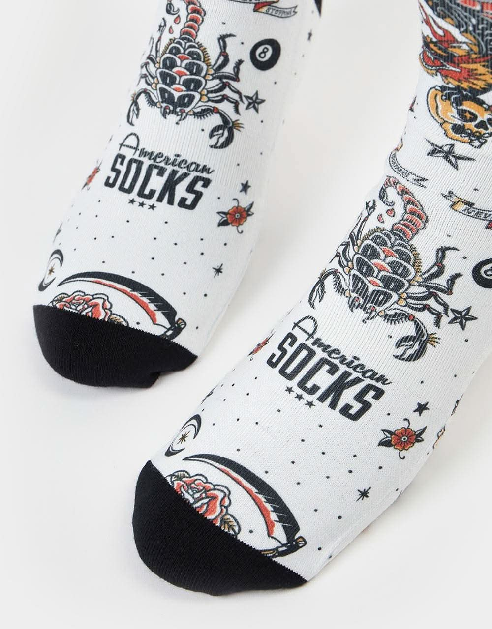 American Socks Always Rocking Socks - White