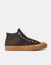 Converse CTAS Pro Cordura Canvas Skate Shoes - Velvet Brown/Egret/Dark Gum