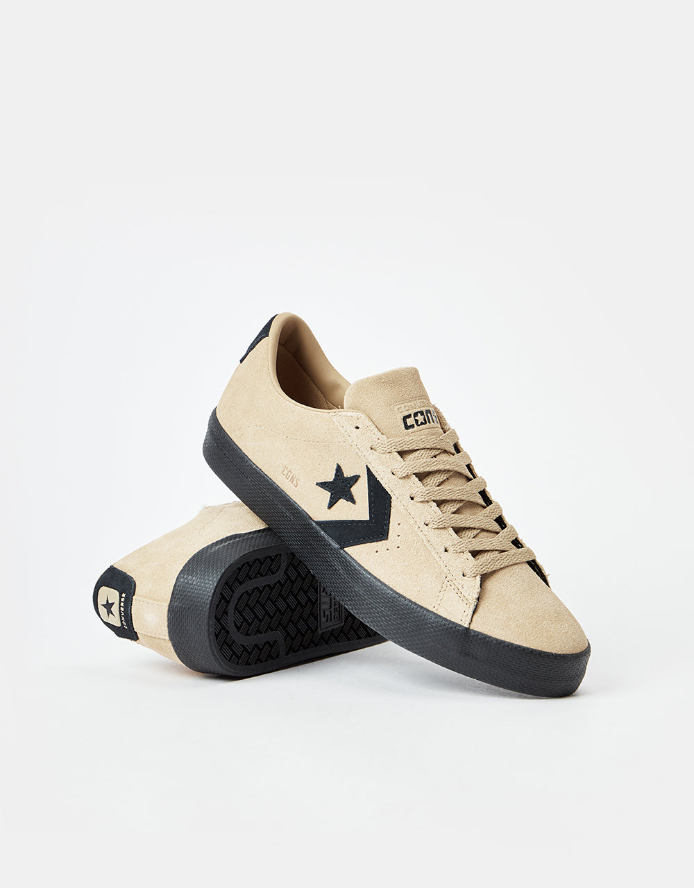 Scarpe da skate Converse Pro Leather Vulc Pro - Nomad Khaki/Nero/Nero