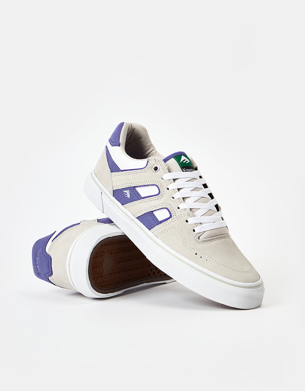 Chaussures de skate Emerica Tilt G6 Vulc - Tan/Blanc/Gomme