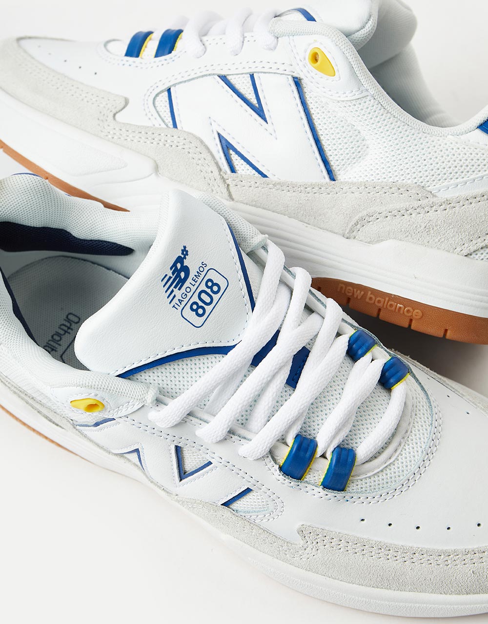 New Balance Numeric 808 Skateschuhe – Weiß/Royal