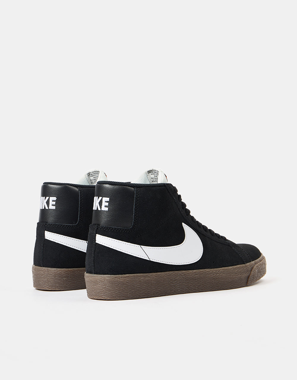 Nike SB Zoom Blazer Mid Skate Shoes - Black/White-Black-Sail