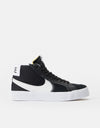 Nike SB Zoom Blazer Mid Premium Plus Chaussures de skate - Noir/Blanc