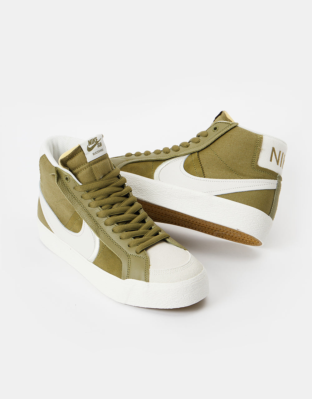 Nike SB Zoom Blazer Mid Premium Plus Skateschuhe – Pilgrim/Phantom