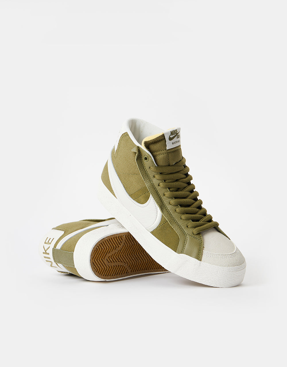 Nike SB Zoom Blazer Mid Premium Plus Skate Shoes - Pilgrim/Phantom