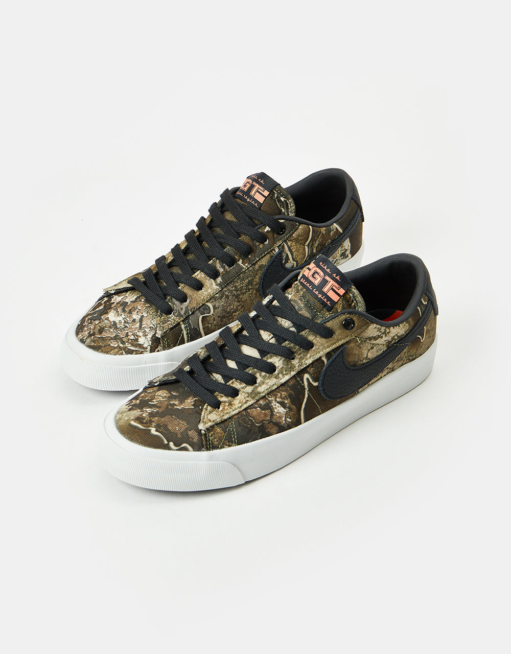 Nike SB Blazer Low Pro GT Premium Chaussures de skate - Noir/Orange sécurité-Noir-Photon Dust