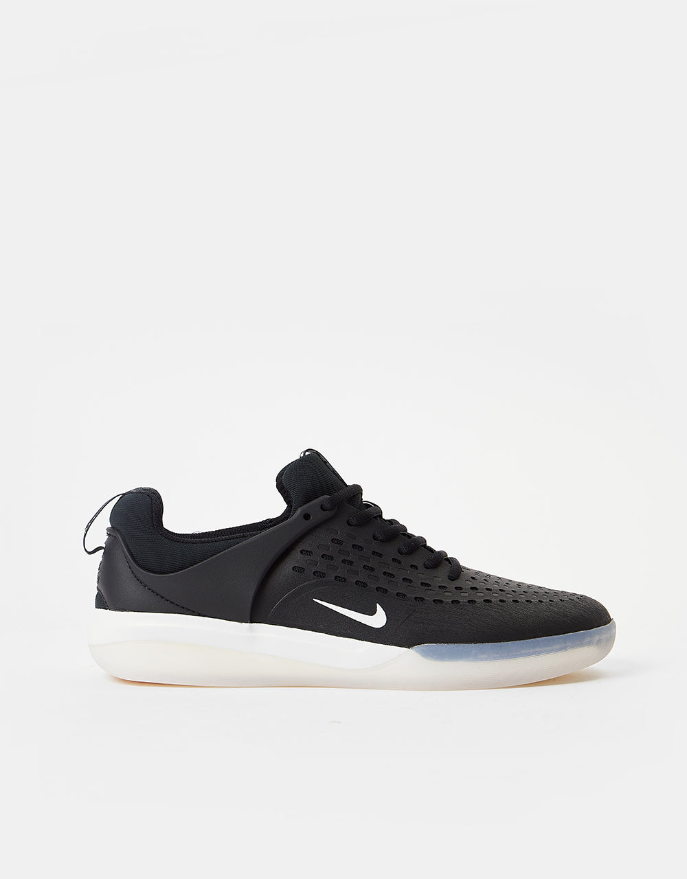 Nike SB Zoom Nyjah 3 Skate Shoes - Black/White-Black-Summit White