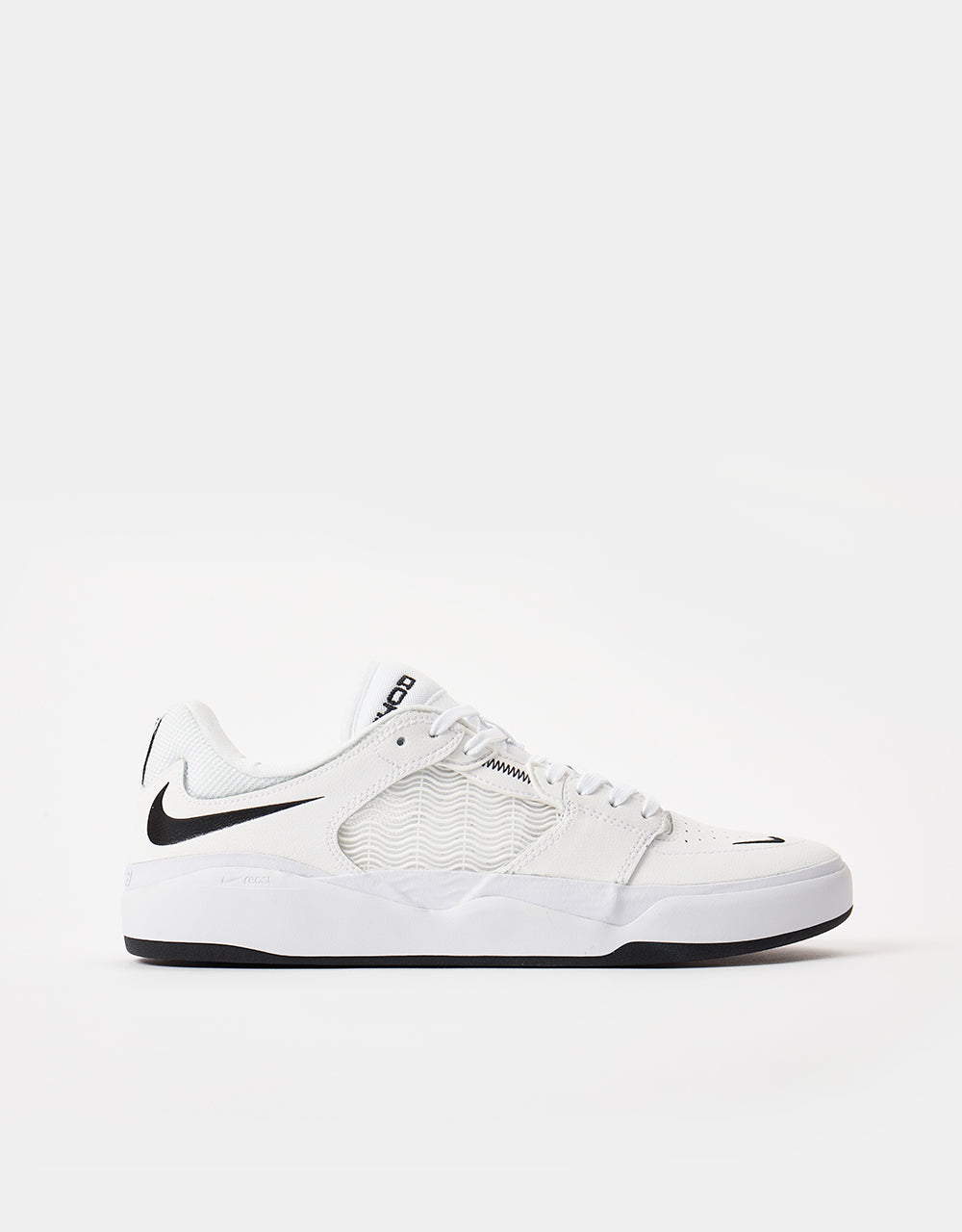 Nike SB Ishod Premium Skate Chaussures - Blanc/Noir-Blanc-Noir