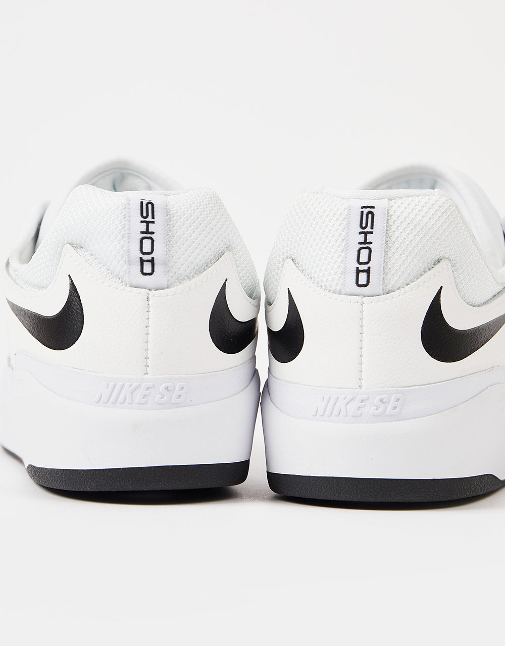 Nike SB Ishod Premium Skate Chaussures - Blanc/Noir-Blanc-Noir