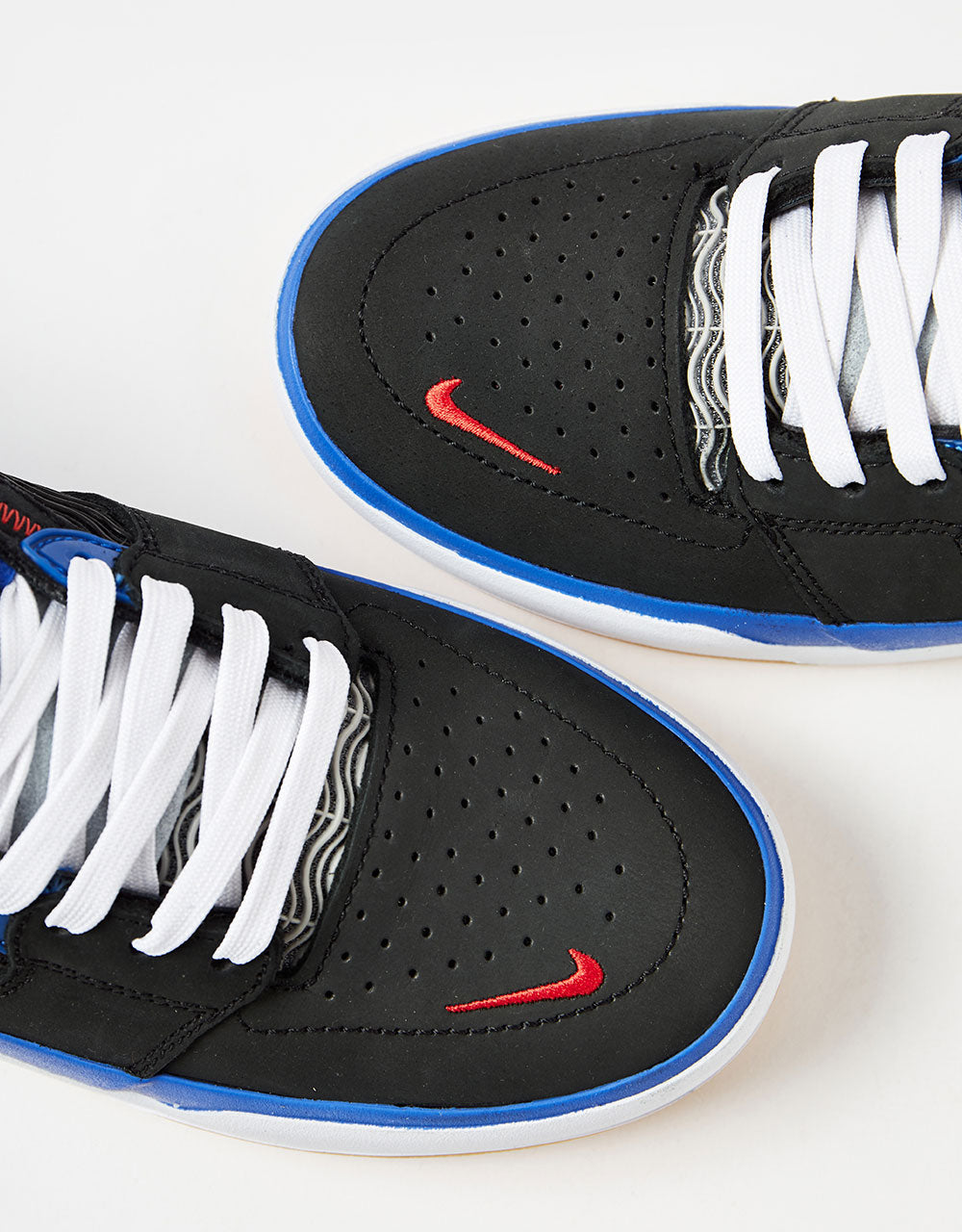 Nike SB Ishod Premium Skate Shoes - Black/University Red-Hyper Royal