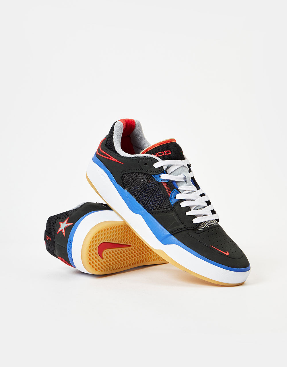 Nike SB Ishod Premium Skate Chaussures - Noir/University Rouge-Hyper Royal