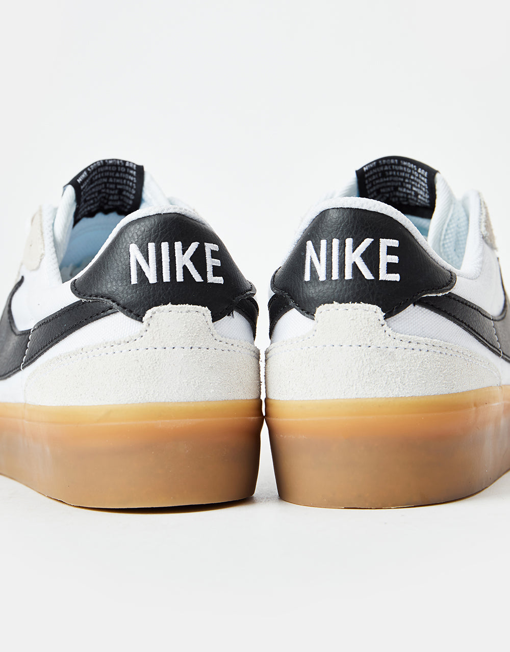 Nike SB Pogo Skate Chaussures - Blanc/Noir-Blanc-Gomme Marron Clair