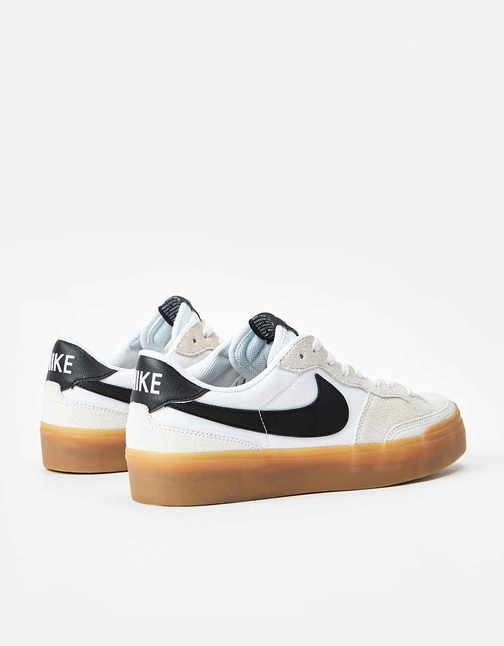 Nike SB Pogo Skate Shoes - White/Black-White-Gum Light Brown