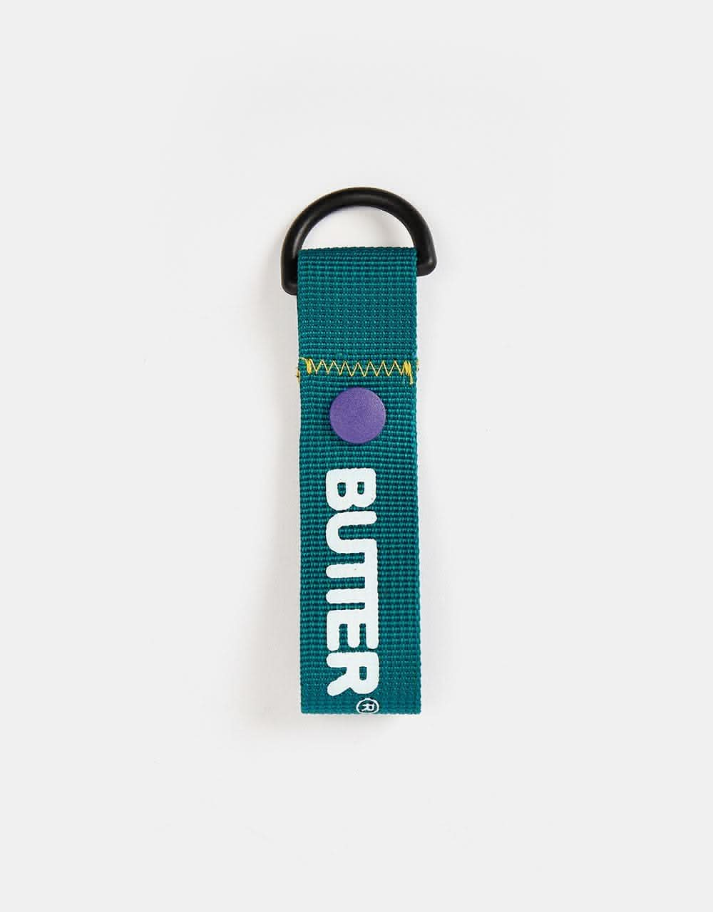 Butter Goods Woven Taping Key Chain - Forest