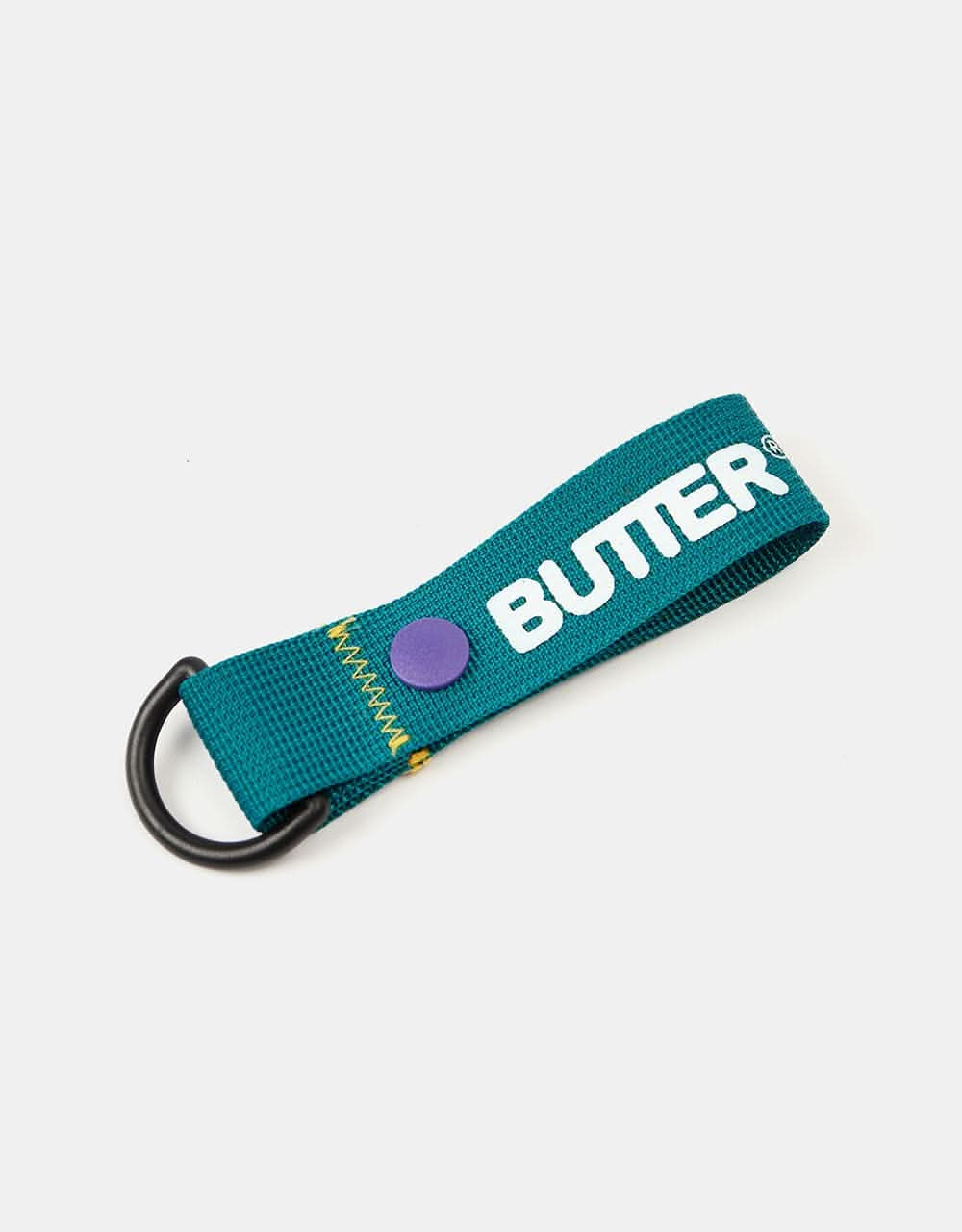 Butter Goods Woven Taping Key Chain - Forest