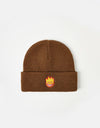 Spitfire Bighead Fill Beanie - Brown/Gold/Red