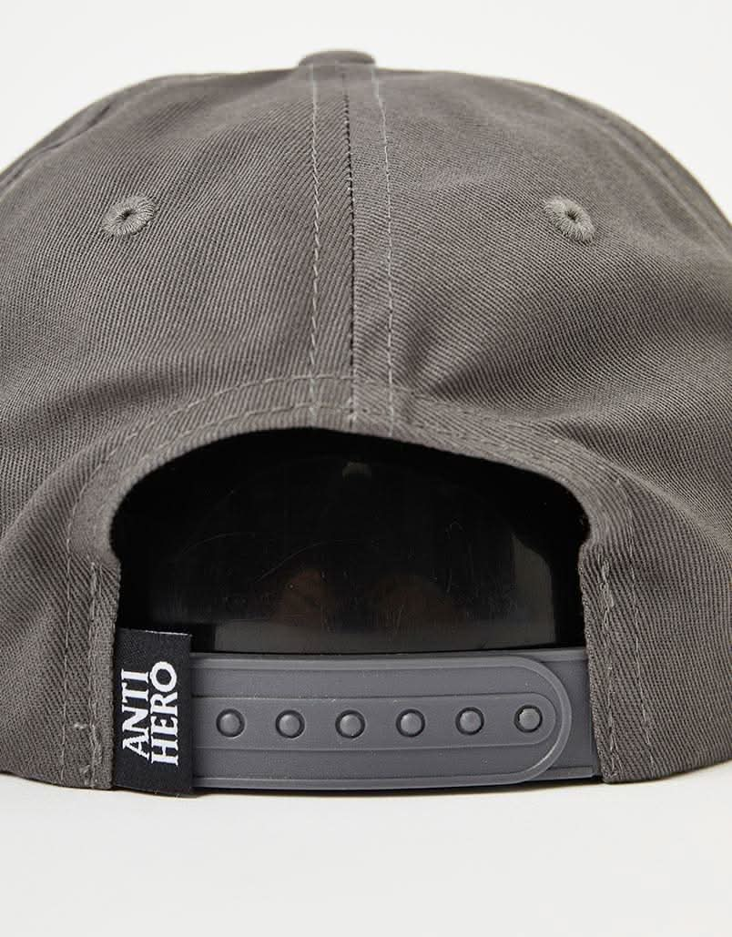 Anti Hero Basic Eagle Snapback Cap - Charcoal/Grey