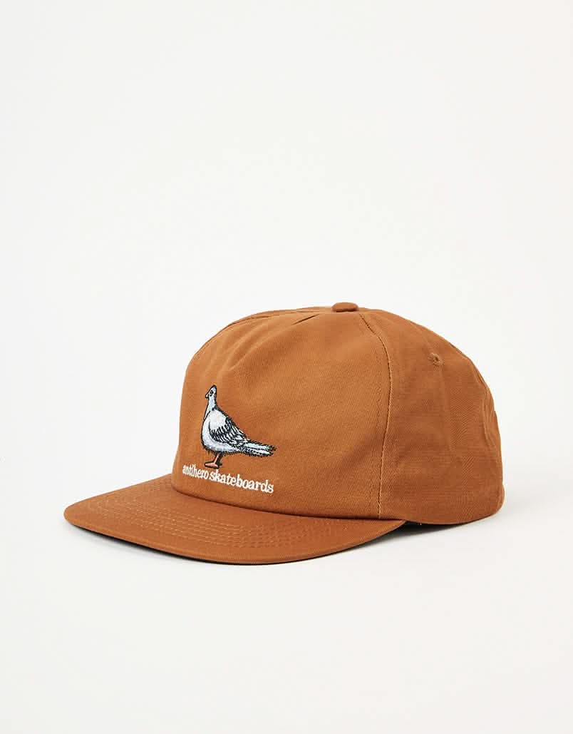 Anti Hero Lil Pigeon Snapback Cap - Med Brown