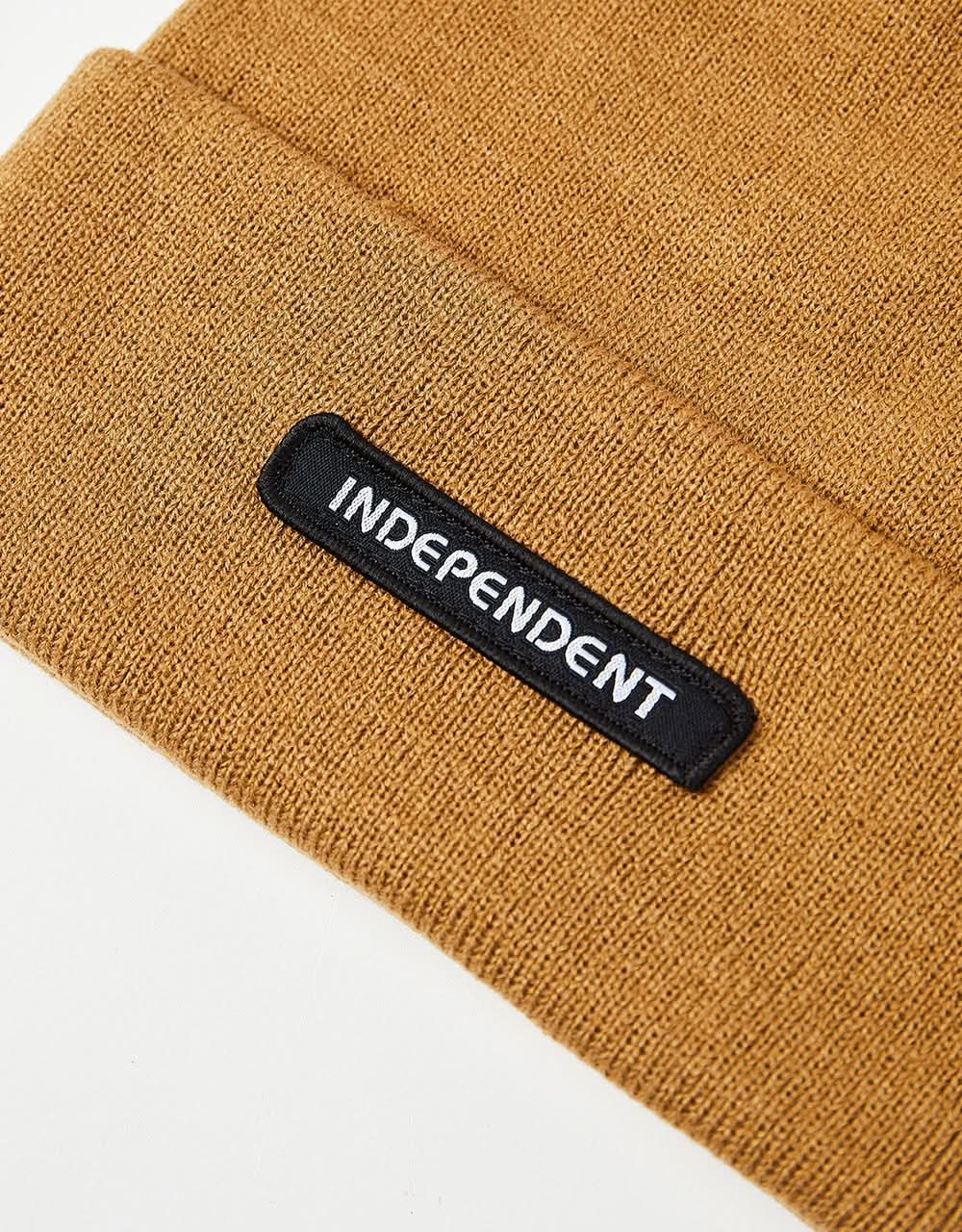 Independent Groundwork Beanie - Saddle Brown