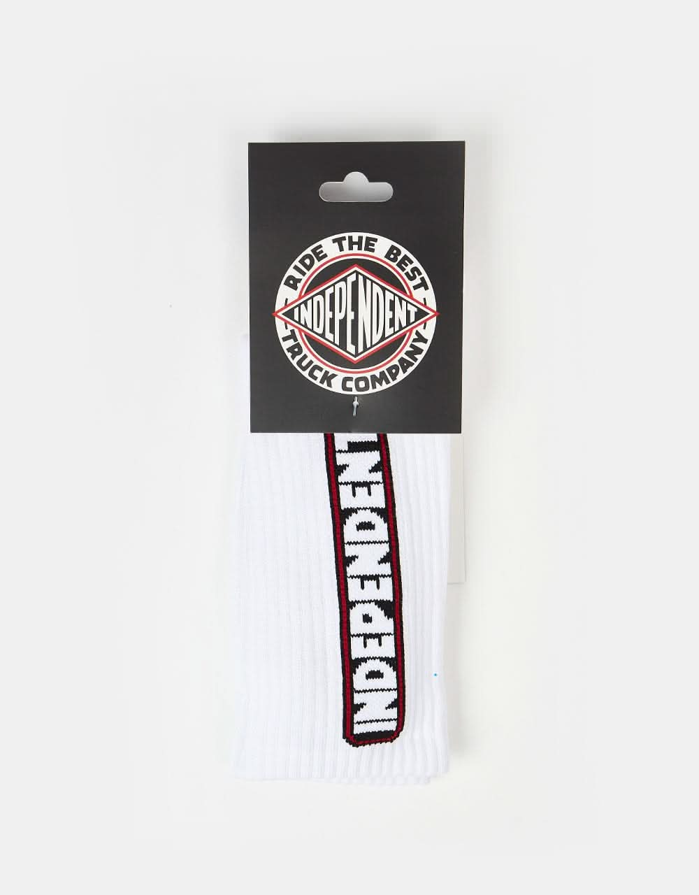 Independent Bar Logo Socks - White