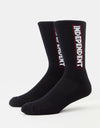 Independent Bar Logo Socks - Black