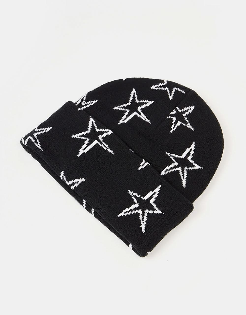 Obey Stars Beanie - Black Multi