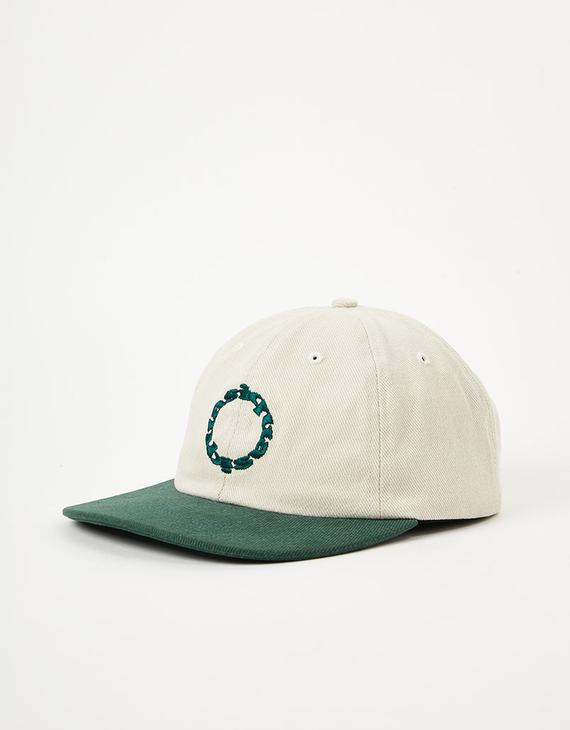 Quasi Trax 6 Panel Cap - Ivory/Forest