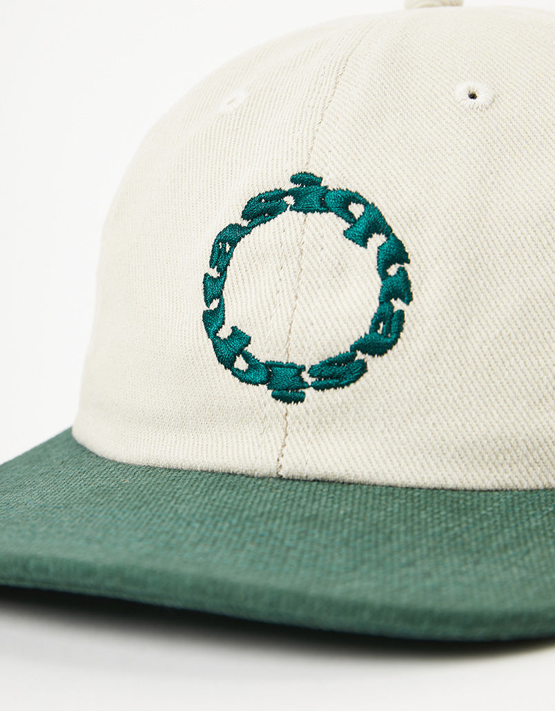 Quasi Trax 6 Panel Cap - Ivory/Forest