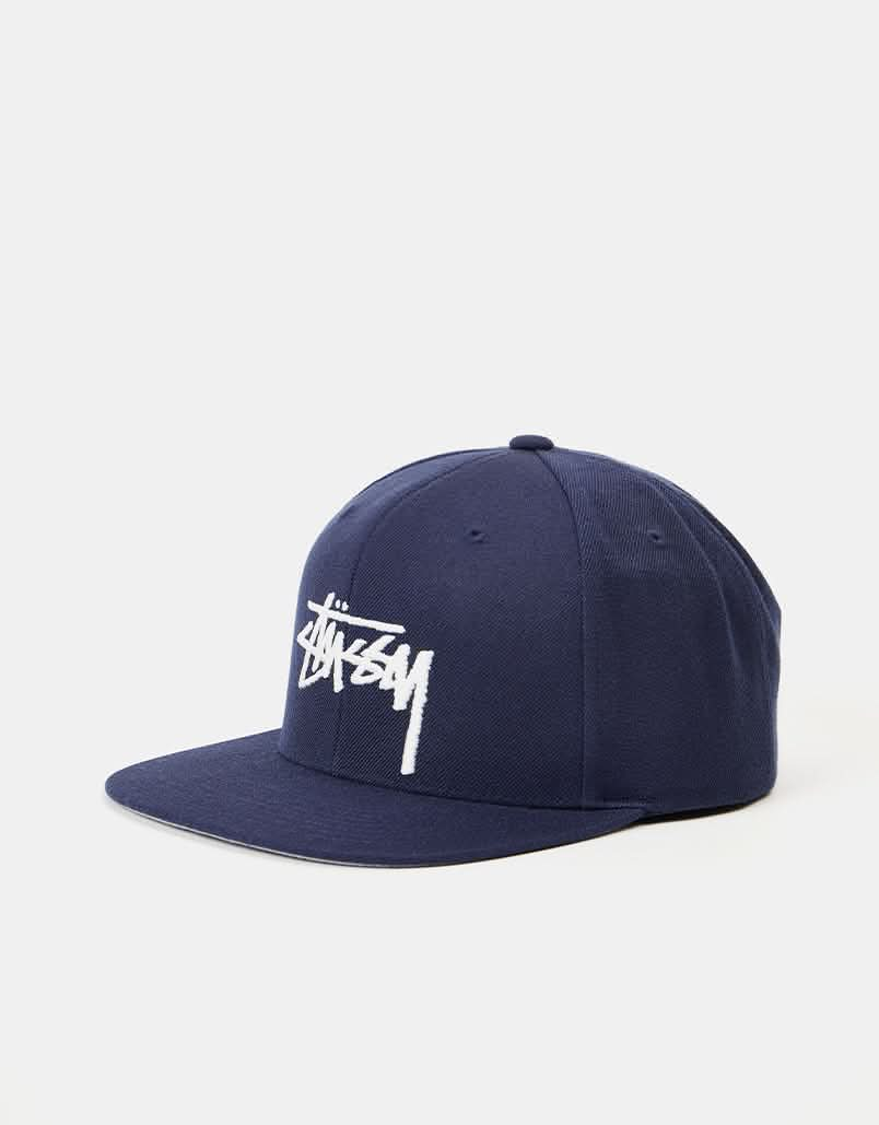 Stüssy Big Stock Wool Cap - Navy