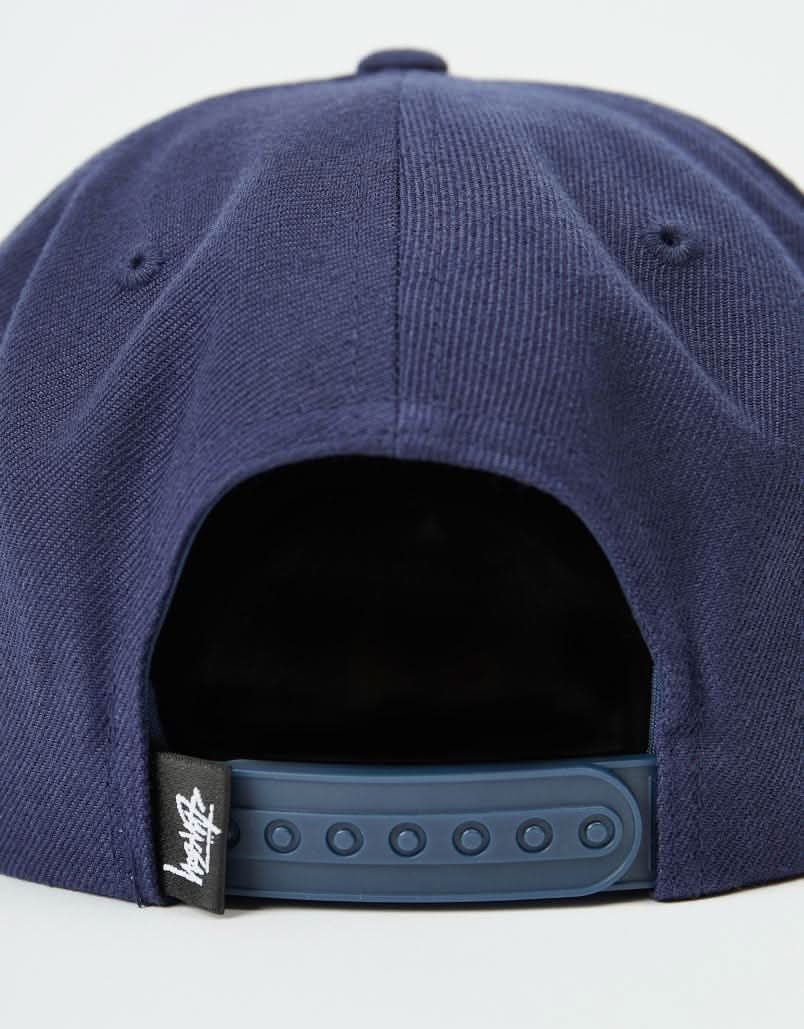 Stüssy Big Stock Wool Cap - Navy