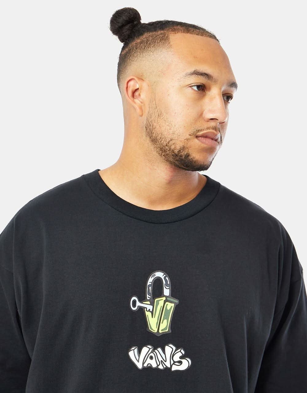 Vans Off The Wall Graphic Loose T-Shirt - Black