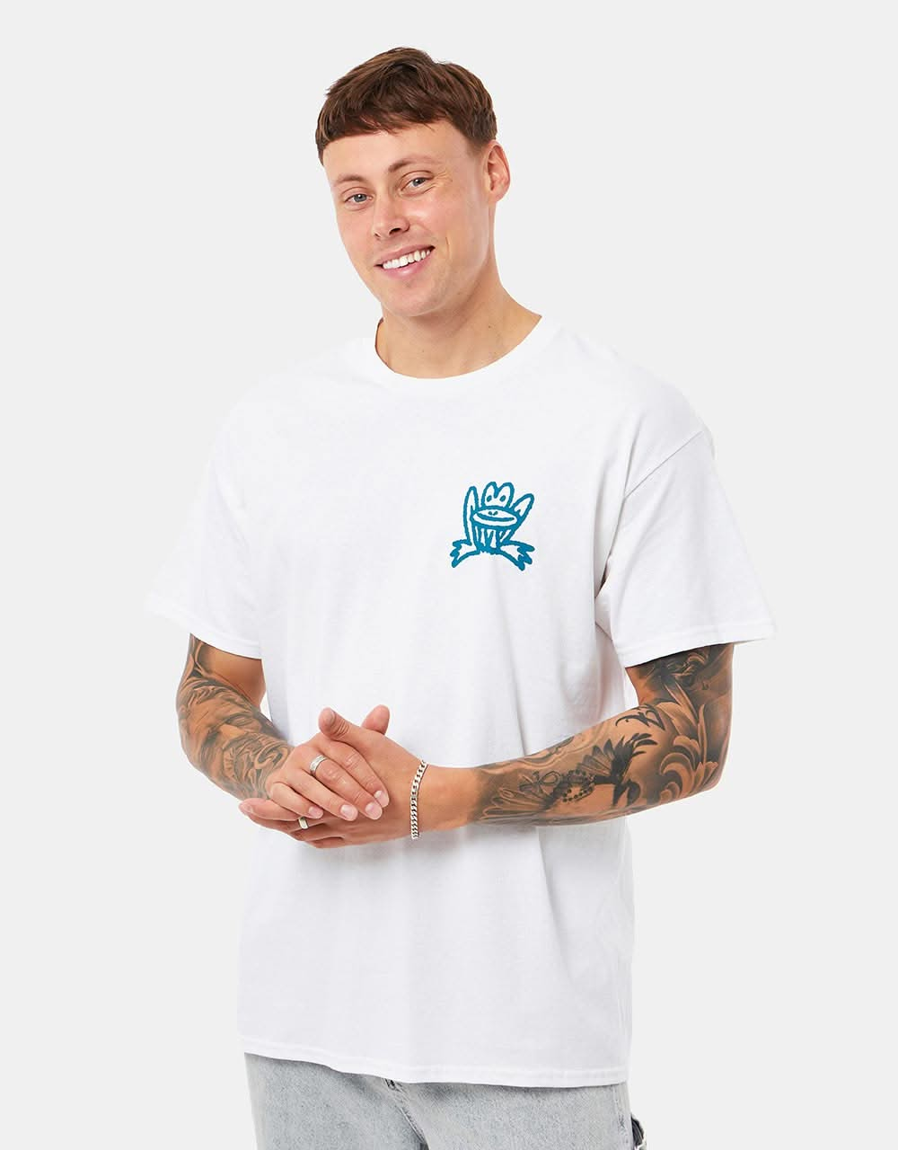 Route One Croak T-Shirt - White