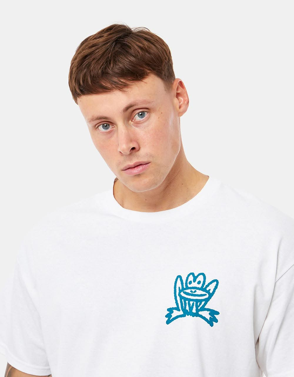 Route One Croak T-Shirt - White