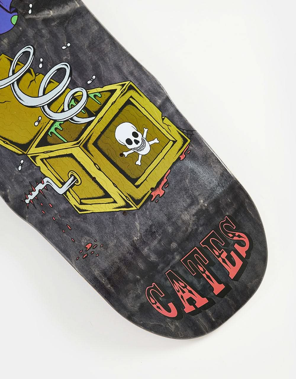 Death Cates Jack in the Box 'Notch' Skateboard Deck - 9.1"