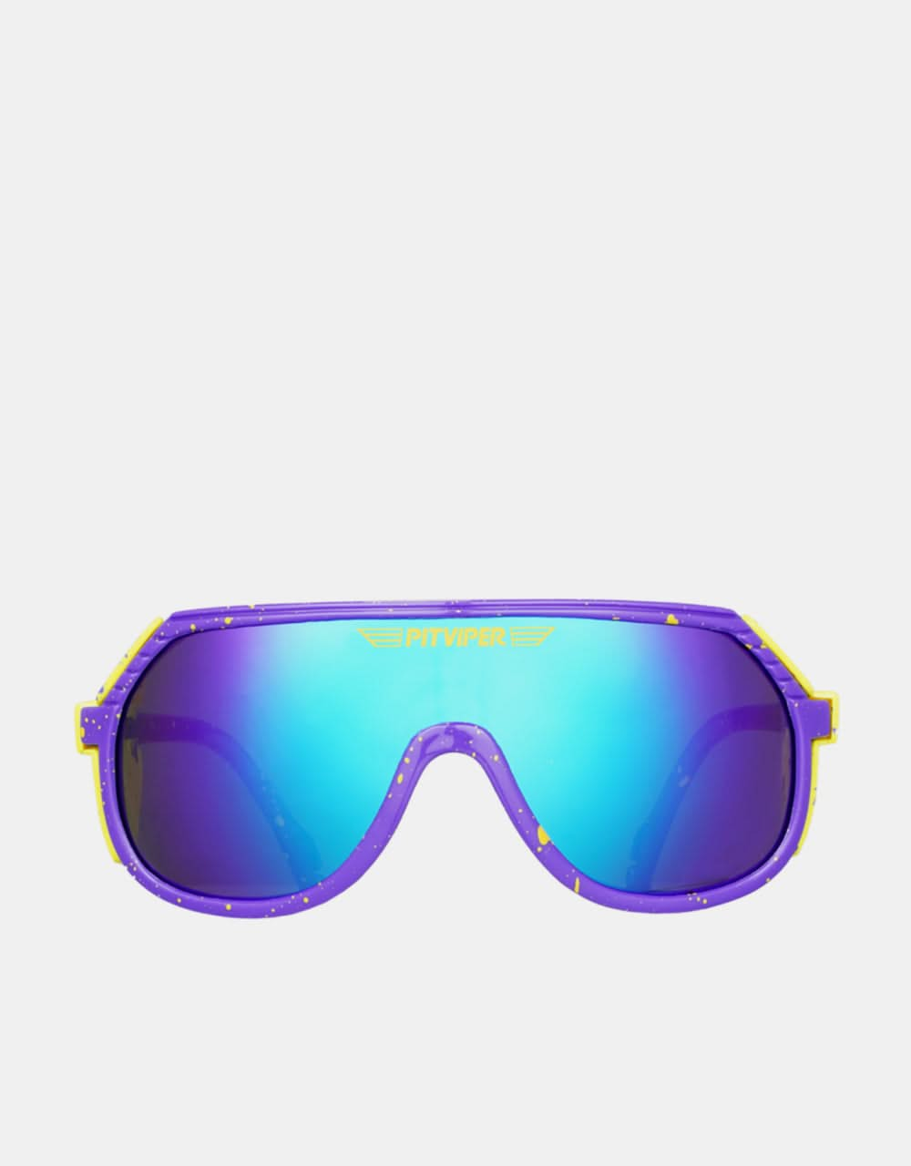 Pit Viper Aerobics Grand Prix Sunglasses - Blue Mirror