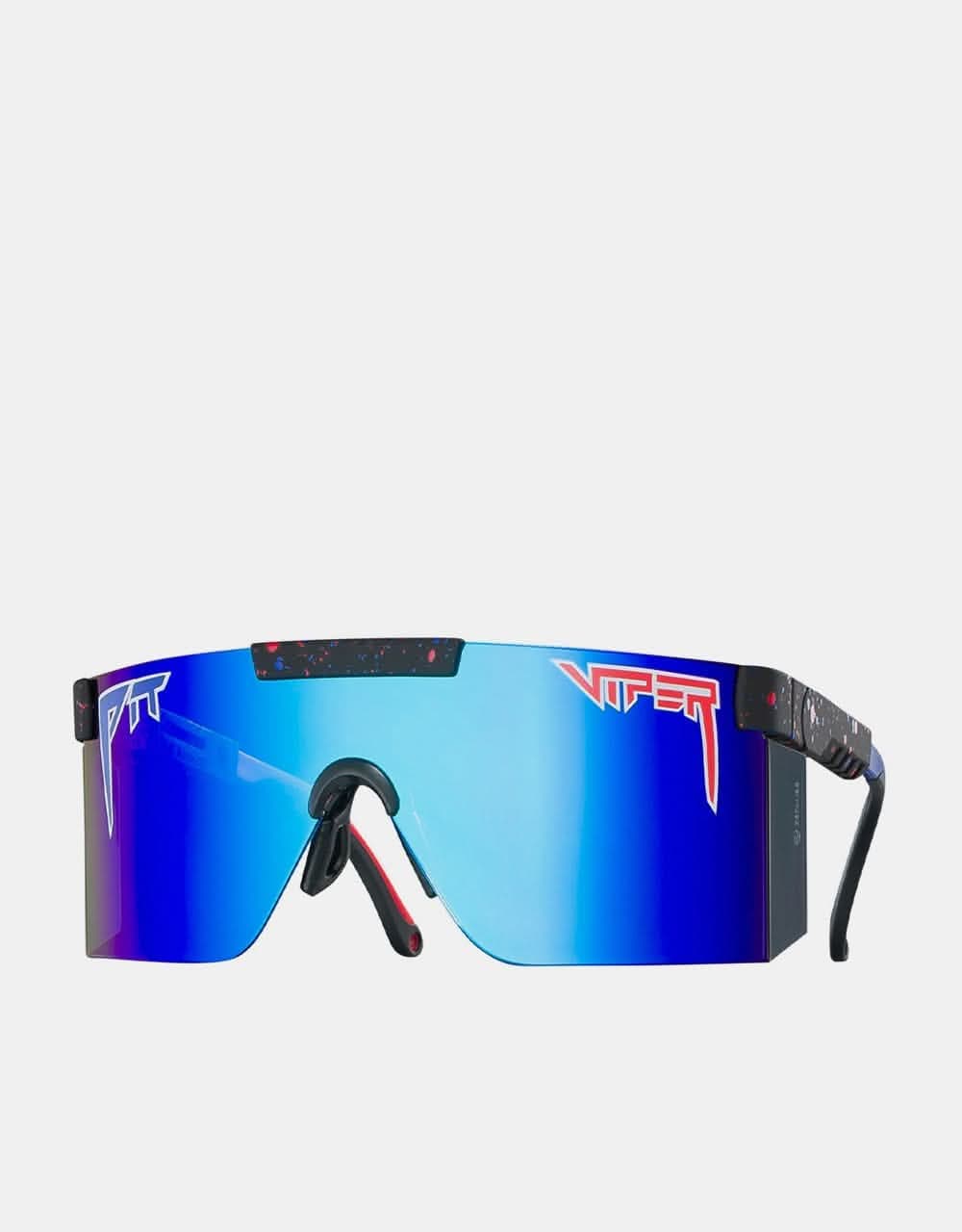 Pit Viper Peacekeeper Intimidator Sunglasses - Blue Revo Mirror