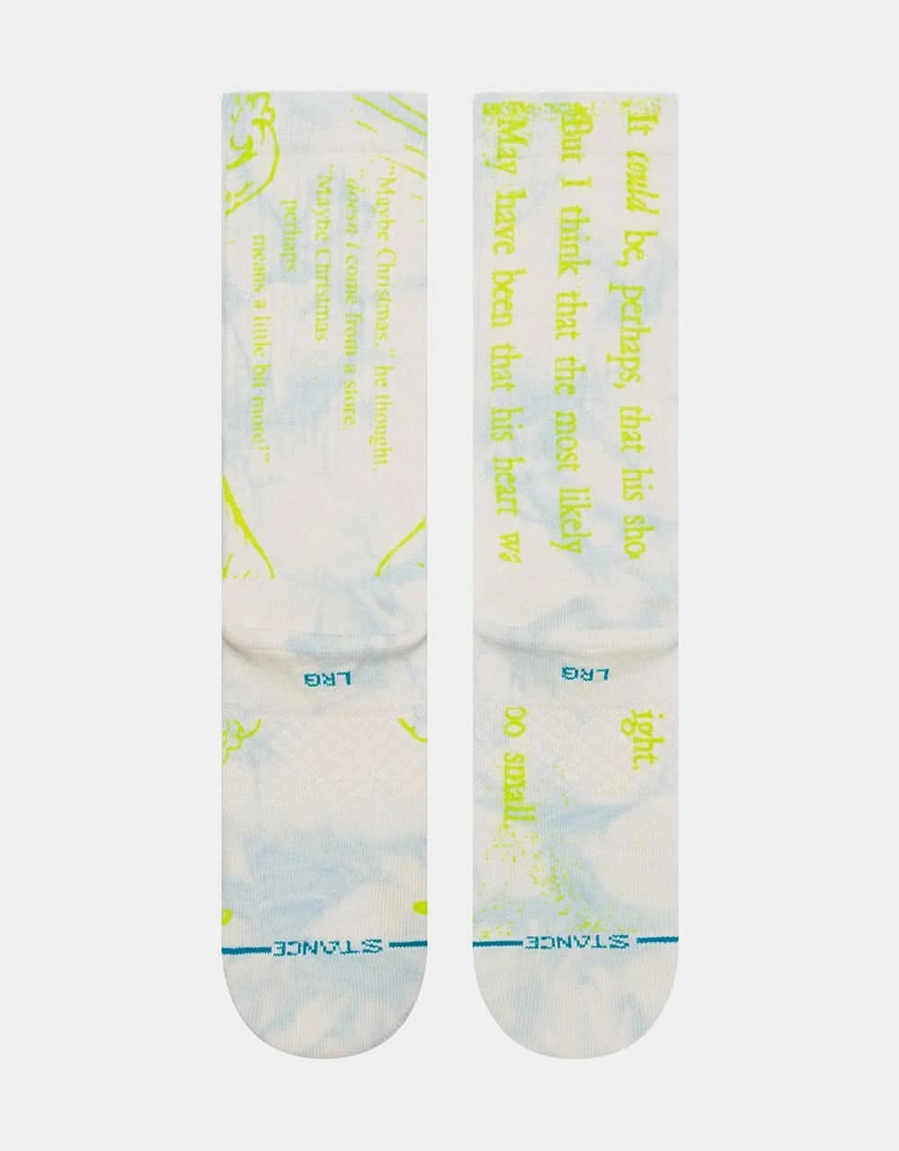 Stance x The Grinch Merry Grinchmas Crew Socks - Off White