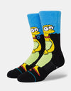 Stance x The Simpsons Marge Crew Socks - Black